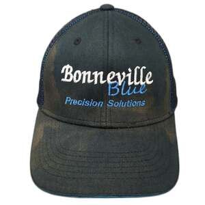 Port Authority Trucker Hat Black Blue One Size Topcon Bonneville Mesh Snapback